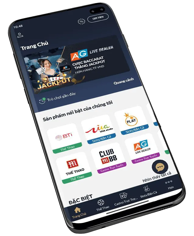 Giao diện thân thiện của kg88 app